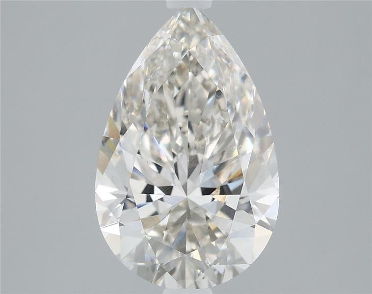 2.32ct H VS2 Rare Carat Ideal Cut Pear Lab Grown Diamond