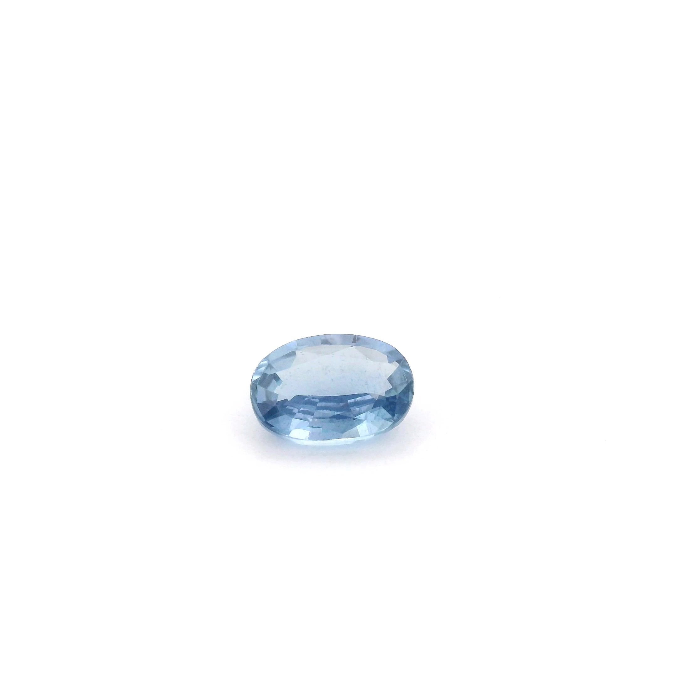 0.67 Carat Blue Oval Sapphire