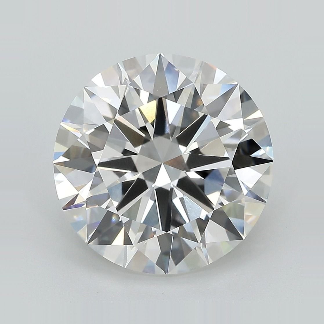 7.04ct E VVS2 Excellent Cut Round Lab Grown Diamond