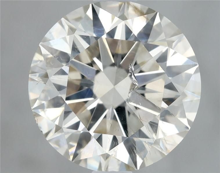 2.03ct K SI2 Rare Carat Ideal Cut Round Diamond