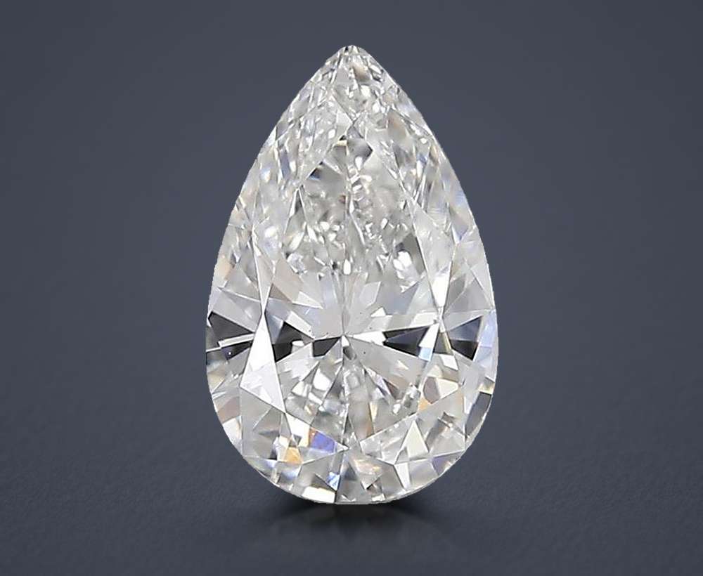0.81 Carat Pear Lab Diamond