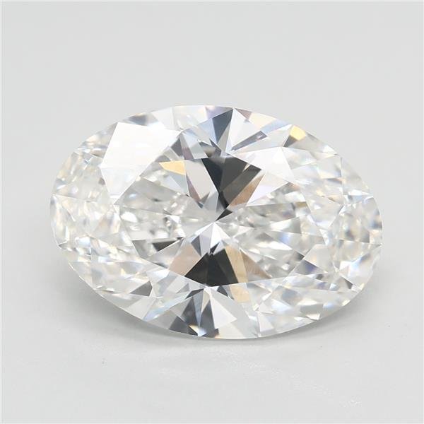 3.56ct E VVS2 Rare Carat Ideal Cut Oval Lab Grown Diamond
