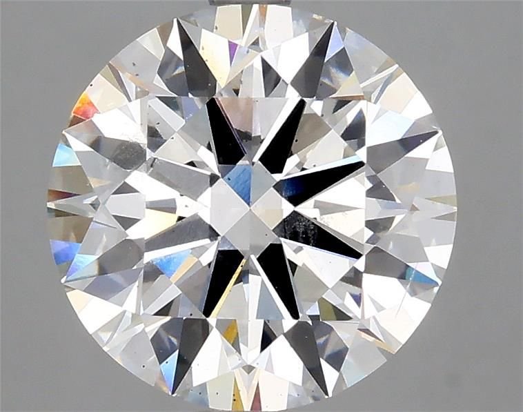 3.67ct F SI1 Rare Carat Ideal Cut Round Lab Grown Diamond