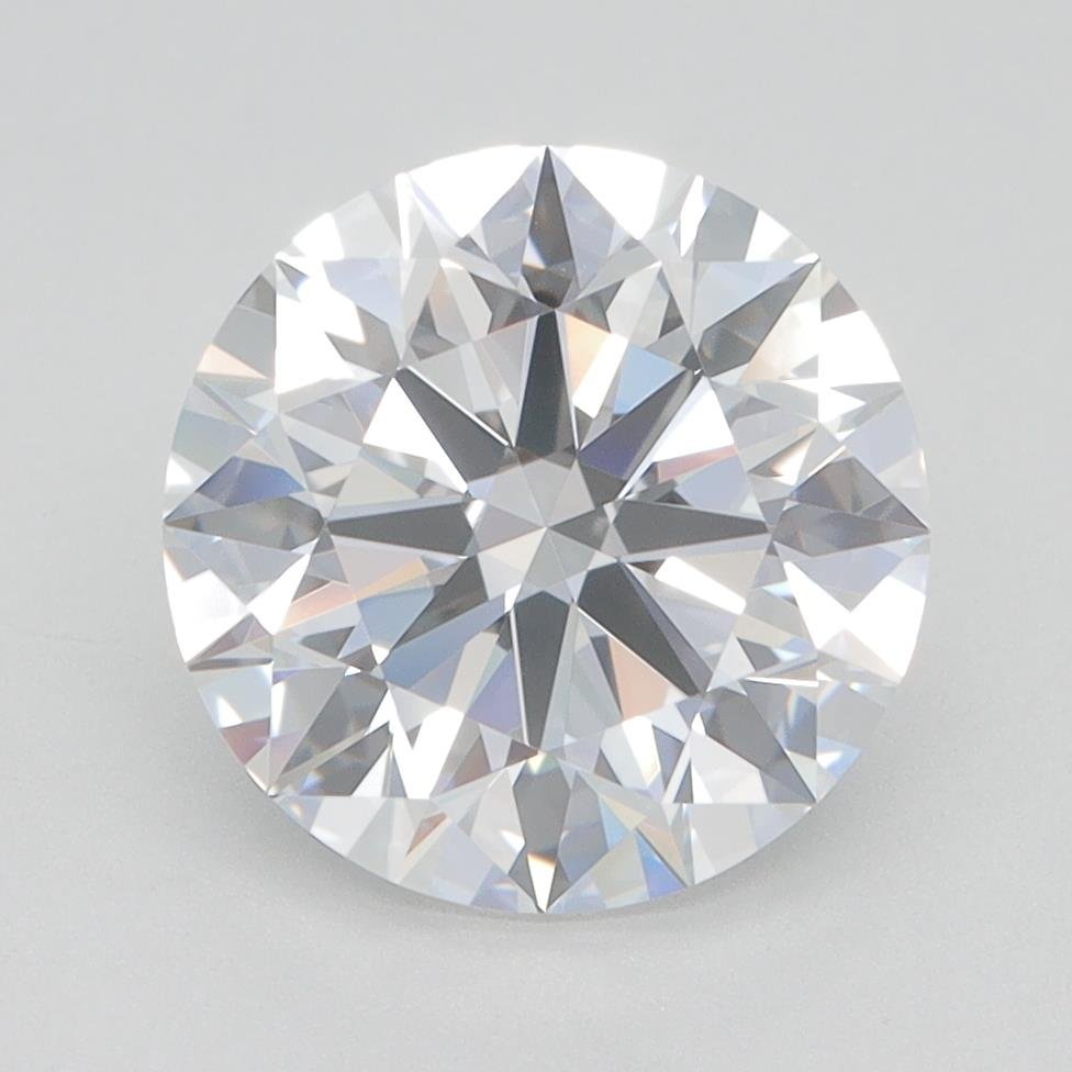 3.02ct E VVS2 Rare Carat Ideal Cut Round Lab Grown Diamond