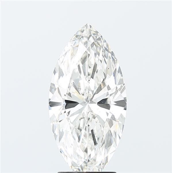 3.05ct G SI1 Rare Carat Ideal Cut Marquise Lab Grown Diamond