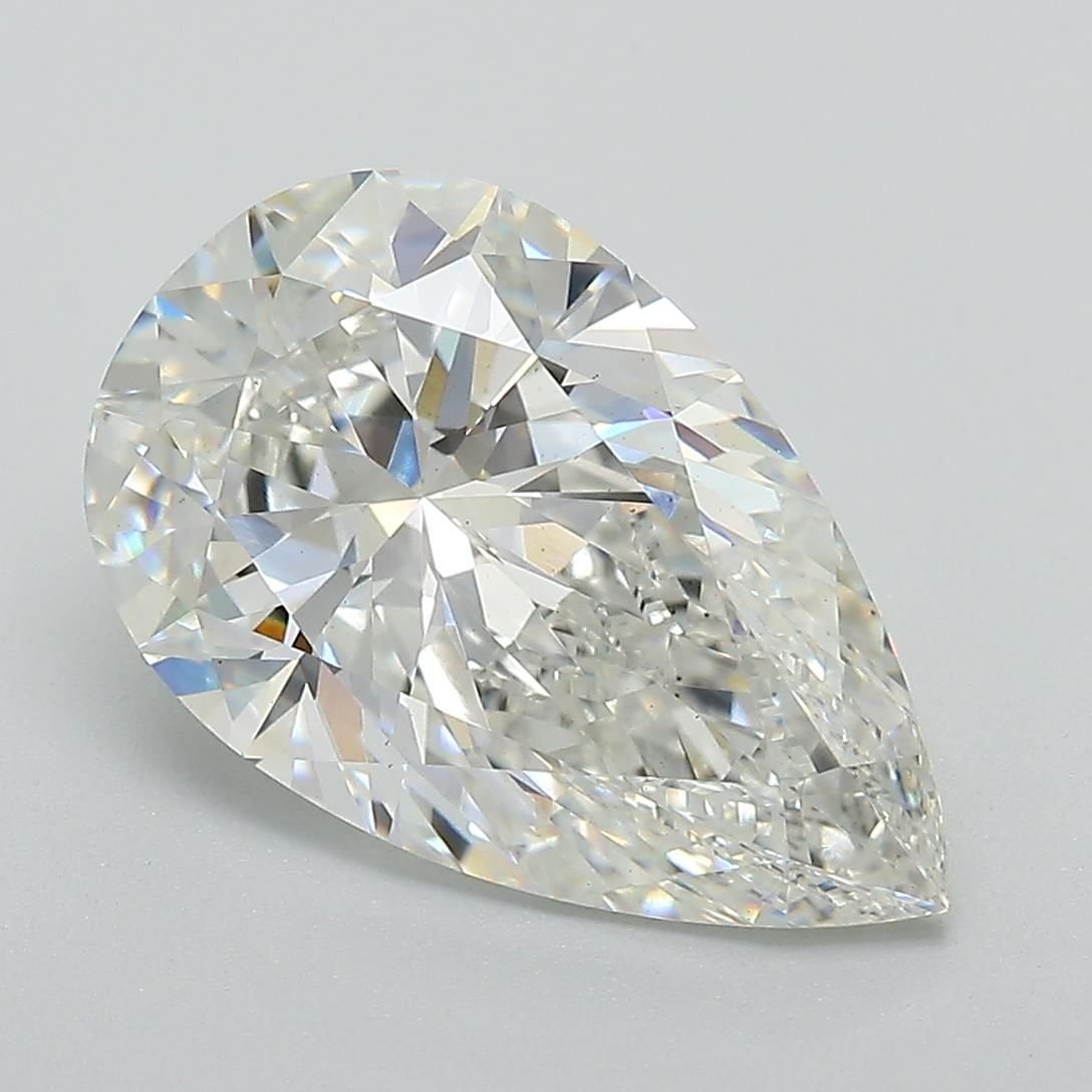 4.04ct G VS1 Rare Carat Ideal Cut Pear Lab Grown Diamond