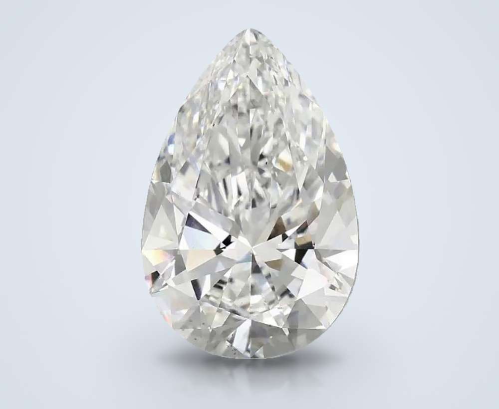 6.01 Carat Pear Lab Diamond