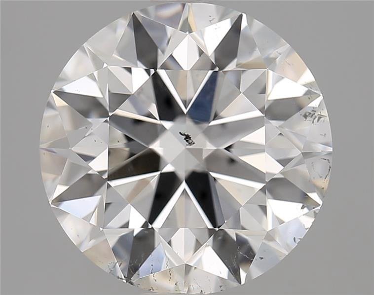 3.03ct E SI1 Rare Carat Ideal Cut Round Diamond