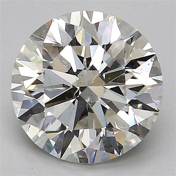 3.01ct J SI1 Rare Carat Ideal Cut Round Diamond