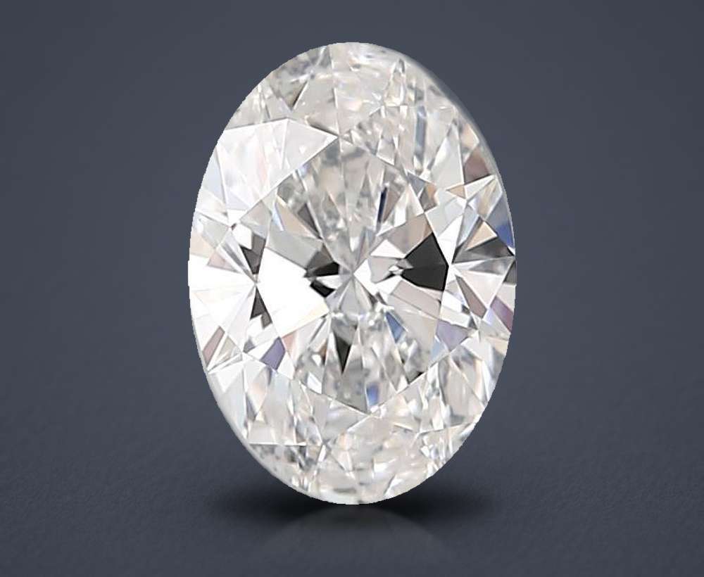 3.46 Carat Oval Lab Diamond