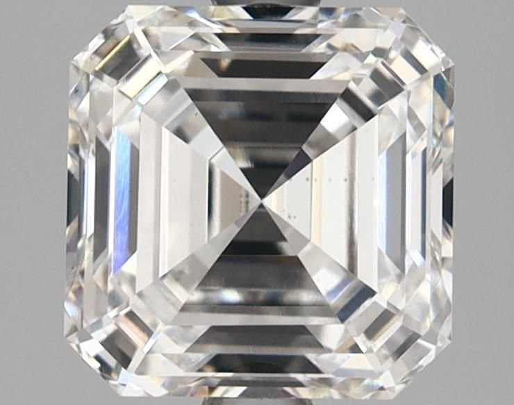 2.58ct E VS1 Rare Carat Ideal Cut Asscher Lab Grown Diamond