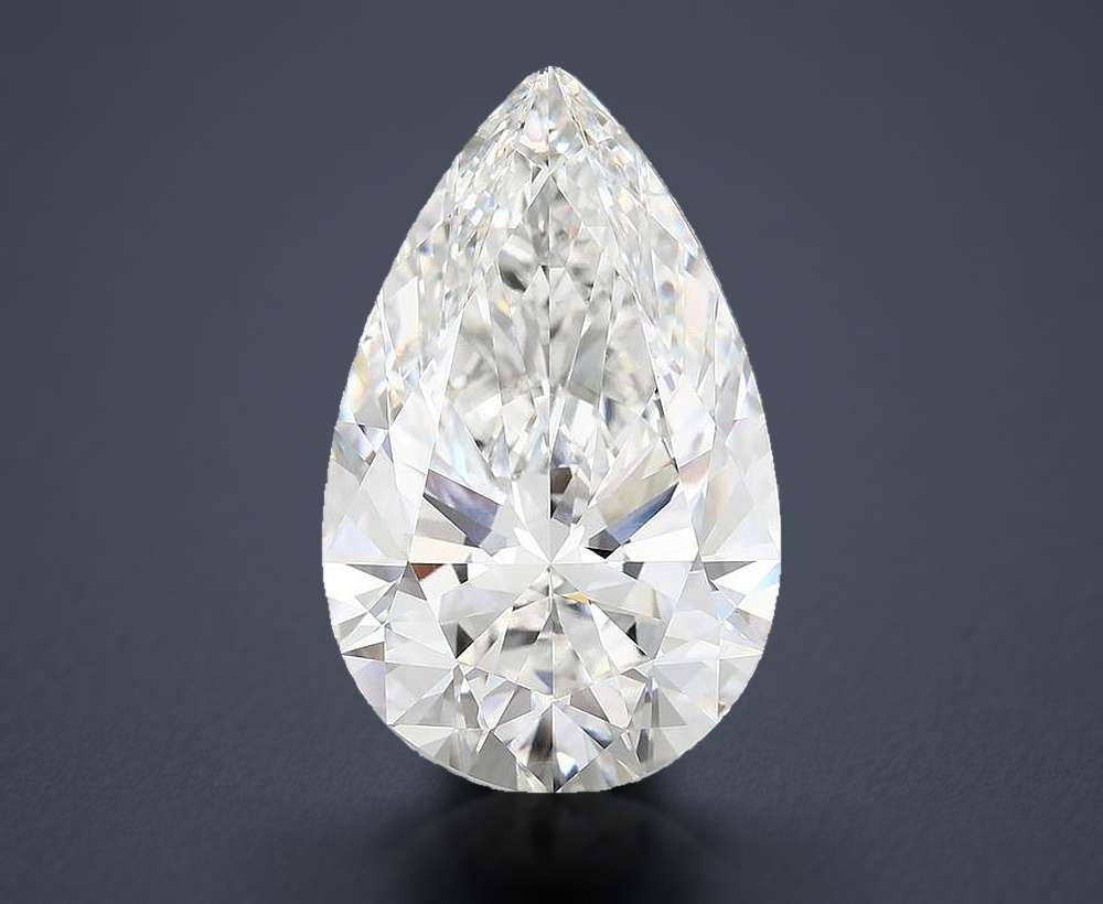 12.22 Carat Pear Lab Diamond