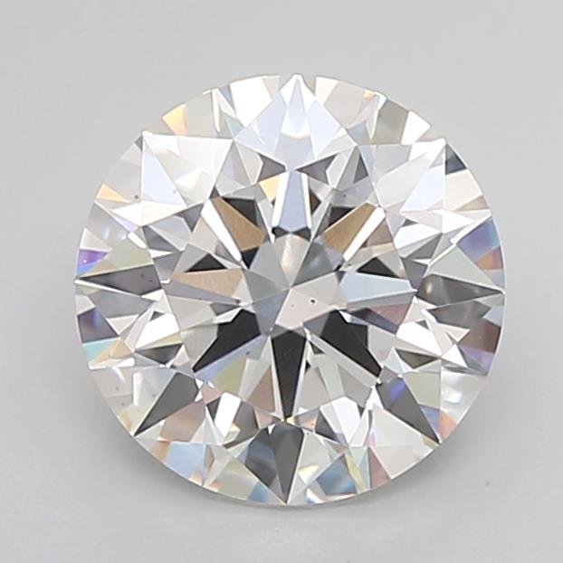 3.06ct D VS1 Rare Carat Ideal Cut Round Lab Grown Diamond