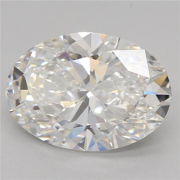 3.05ct F VS1 Rare Carat Ideal Cut Oval Lab Grown Diamond