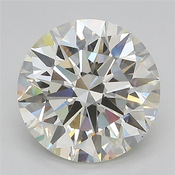 2.63ct J VS1 Rare Carat Ideal Cut Round Lab Grown Diamond