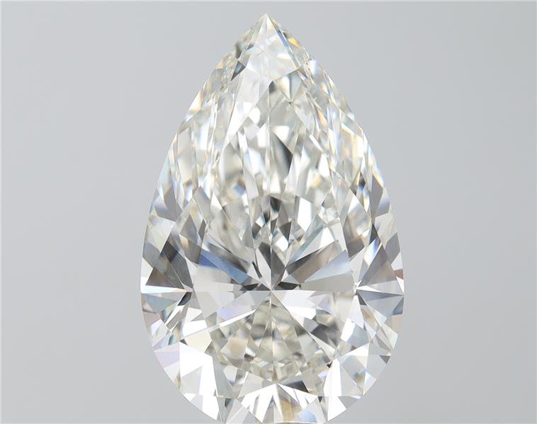 11.11ct H VVS2 Rare Carat Ideal Cut Pear Lab Grown Diamond