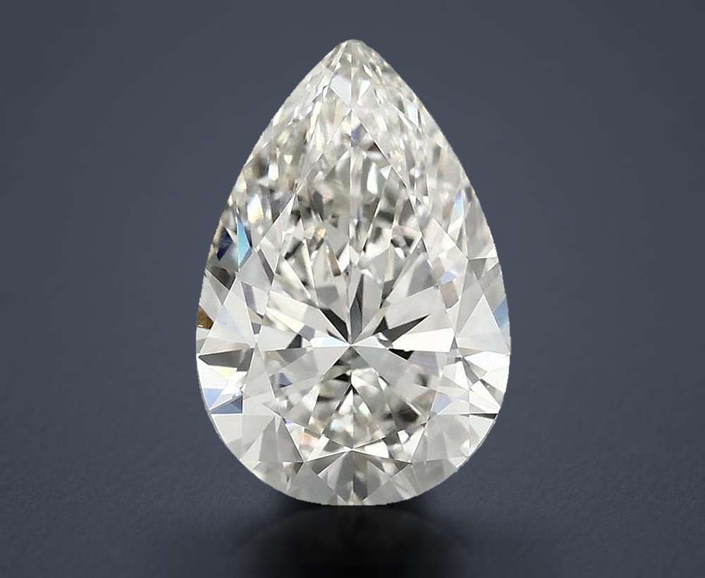 2.77 Carat Pear Lab Diamond
