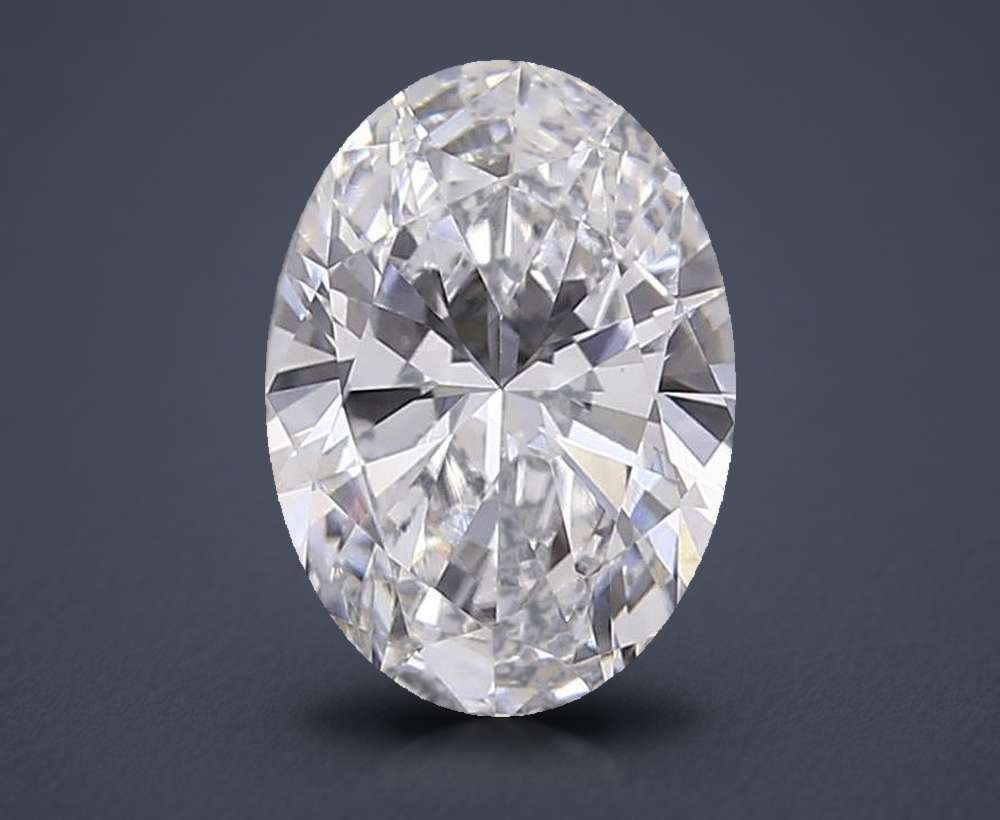 0.59 Carat Oval Lab Diamond
