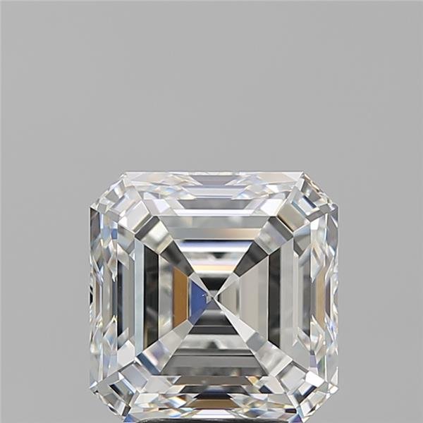 4.01ct G VS2 Rare Carat Ideal Cut Asscher Diamond