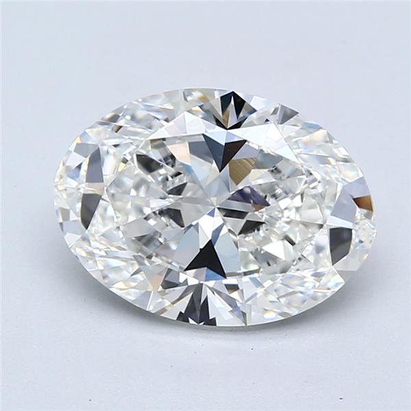 3.30ct D IF Very Good Cut Oval Diamond