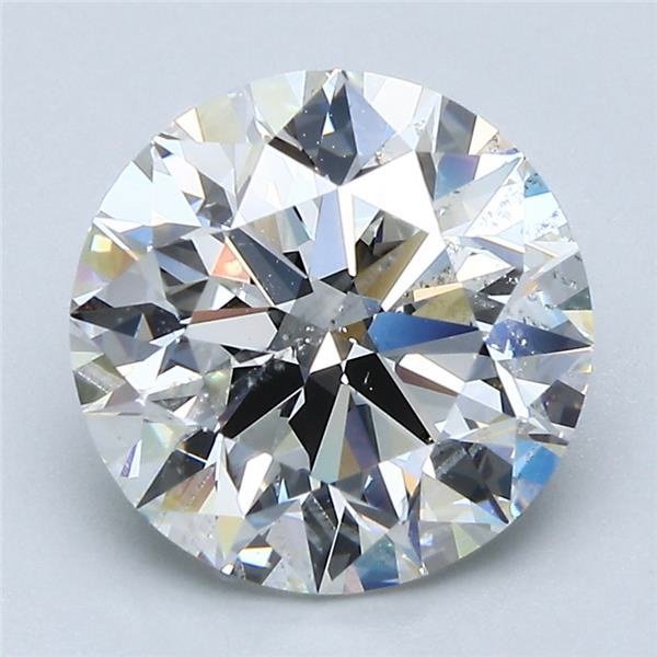 3.50ct H SI2 Excellent Cut Round Diamond
