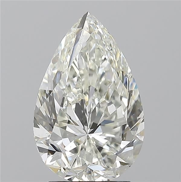 2.50ct J SI2 Rare Carat Ideal Cut Pear Diamond