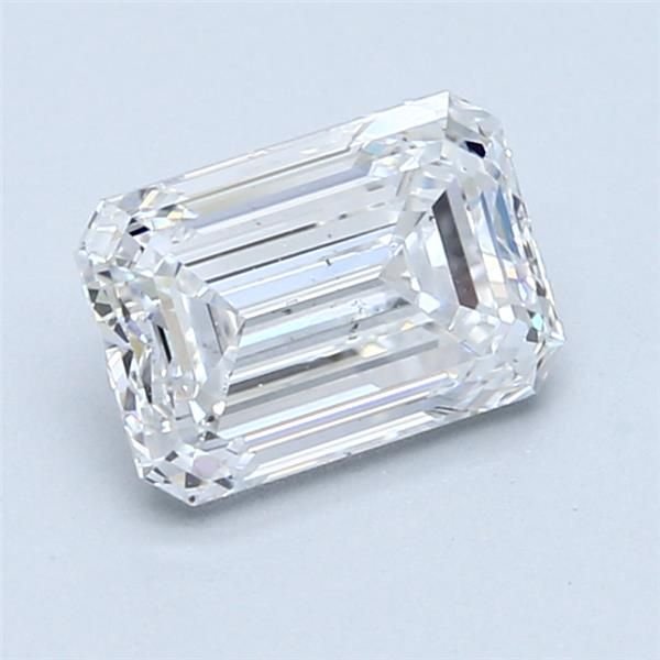 1.75ct E SI1 Excellent Cut Emerald Diamond