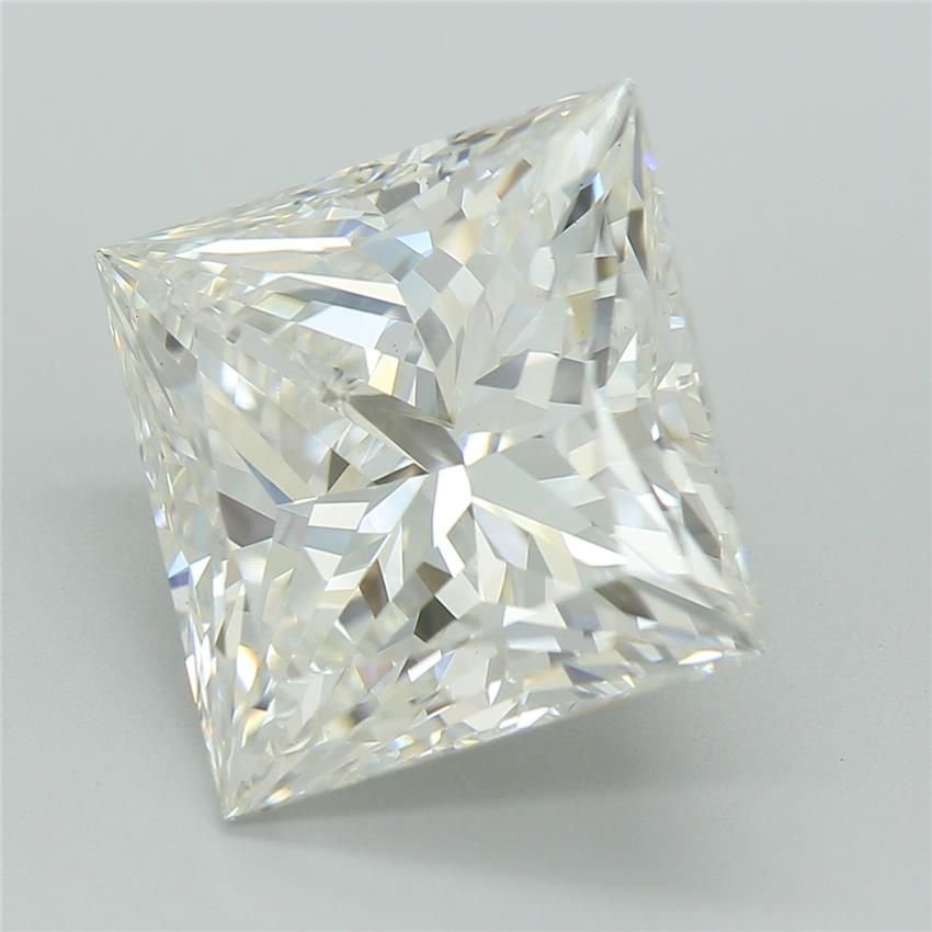 4.01ct F VS1 Rare Carat Ideal Cut Princess Lab Grown Diamond