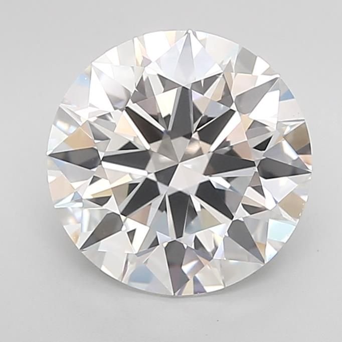 4.03ct E VVS2 Rare Carat Ideal Cut Round Lab Grown Diamond