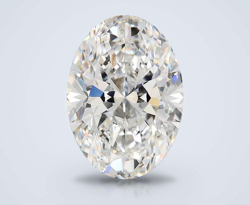 3.80 Carat Oval Lab Diamond
