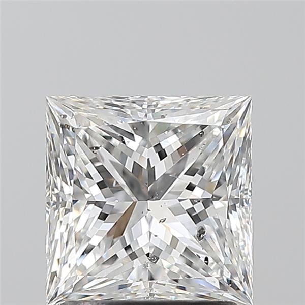 1.69ct E SI2 Very Good Cut Princess Diamond