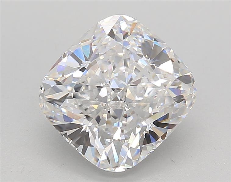 3.05ct E VS1 Rare Carat Ideal Cut Cushion Lab Grown Diamond