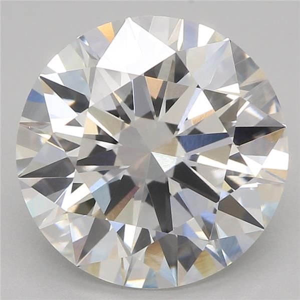 3.06ct F VVS2 Rare Carat Ideal Cut Round Lab Grown Diamond