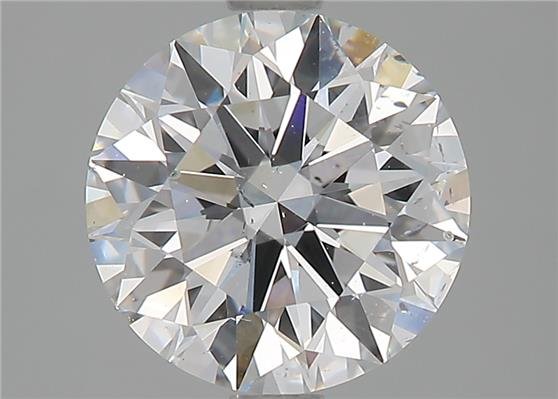 2.06ct D SI1 Rare Carat Ideal Cut Round Diamond