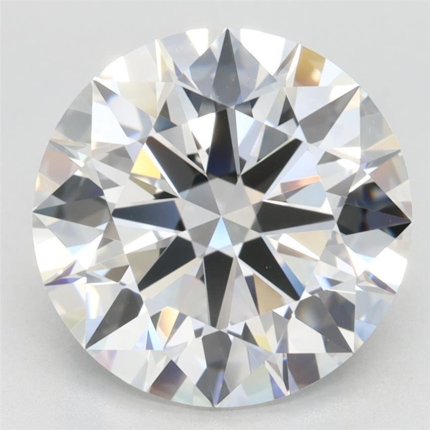 4.44ct E VVS2 Rare Carat Ideal Cut Round Lab Grown Diamond