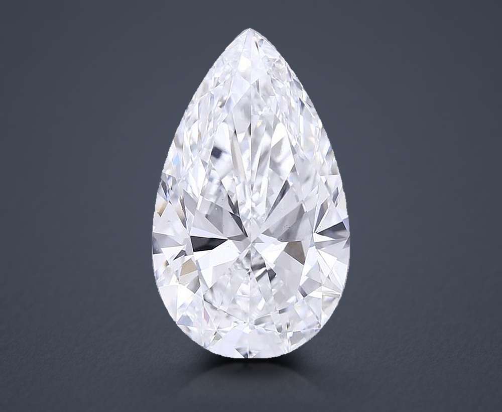 11.00 Carat Pear Lab Diamond