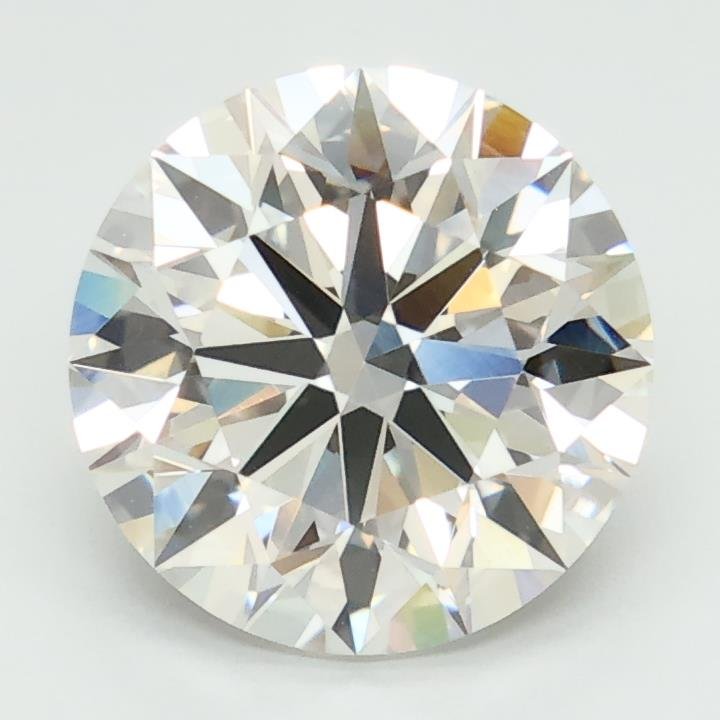 3.05ct G VVS2 Rare Carat Ideal Cut Round Lab Grown Diamond