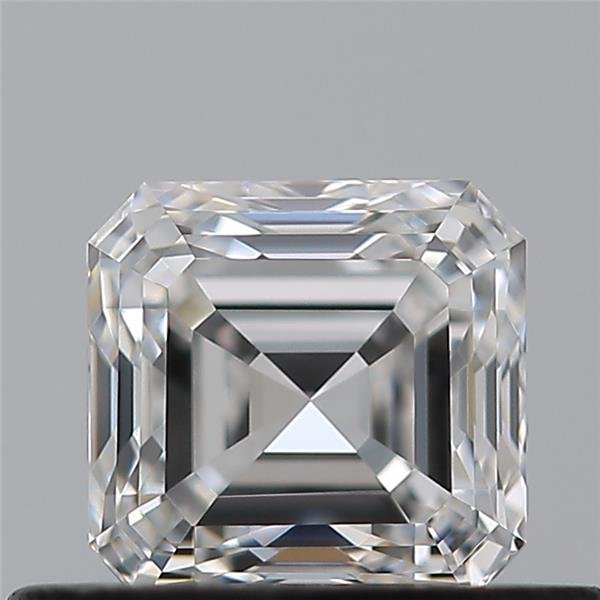 0.50ct E VVS2 Very Good Cut Asscher Diamond