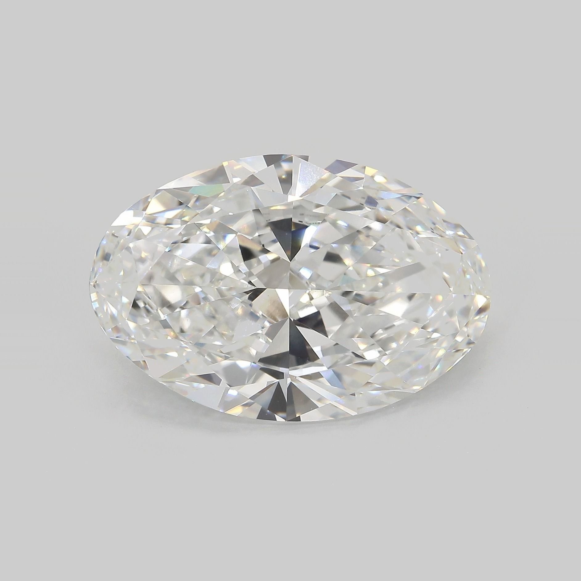 15.26ct F VVS2 Very Good Cut Oval Lab Grown Diamond