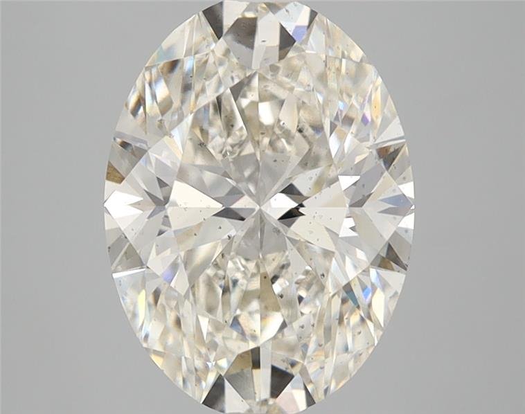 2.88ct H SI1 Rare Carat Ideal Cut Oval Lab Grown Diamond