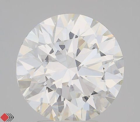 5.31ct I VS1 Rare Carat Ideal Cut Round Diamond