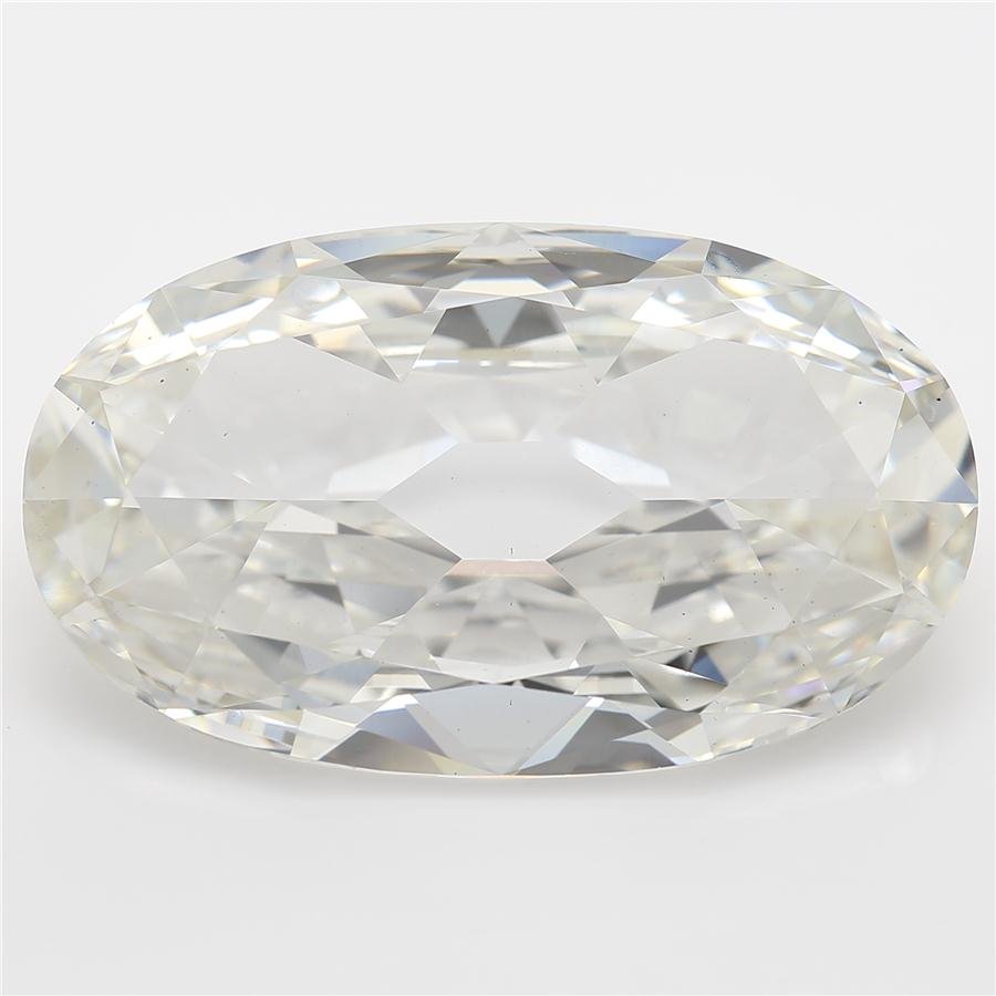 10.67ct J VS1 Good Cut Oval Lab Grown Diamond