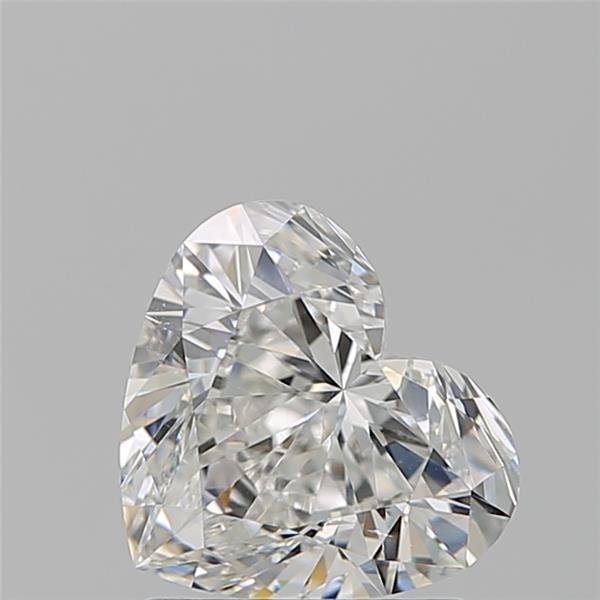 1.51ct H SI1 Rare Carat Ideal Cut Heart Diamond
