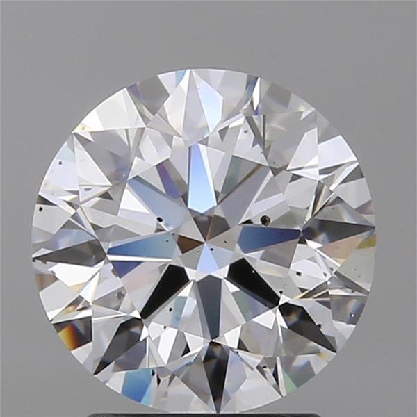 2.08ct D SI1 Rare Carat Ideal Cut Round Diamond