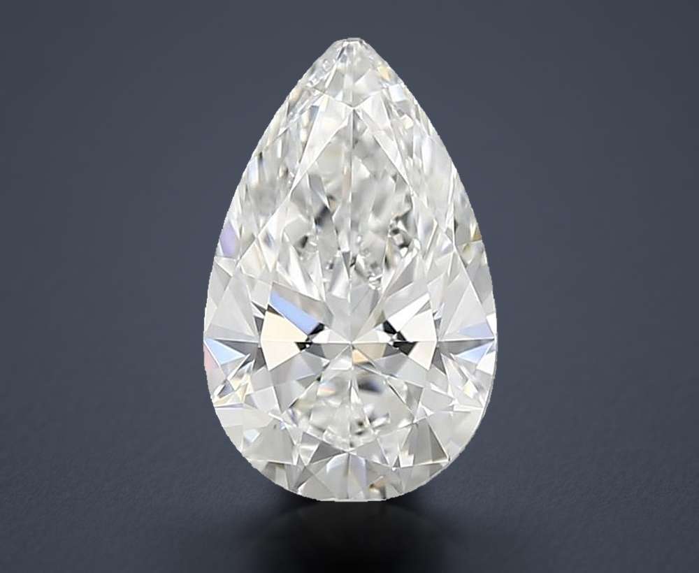0.74 Carat Pear Lab Diamond