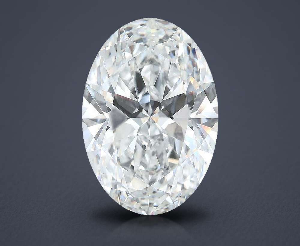 12.11 Carat Oval Lab Diamond