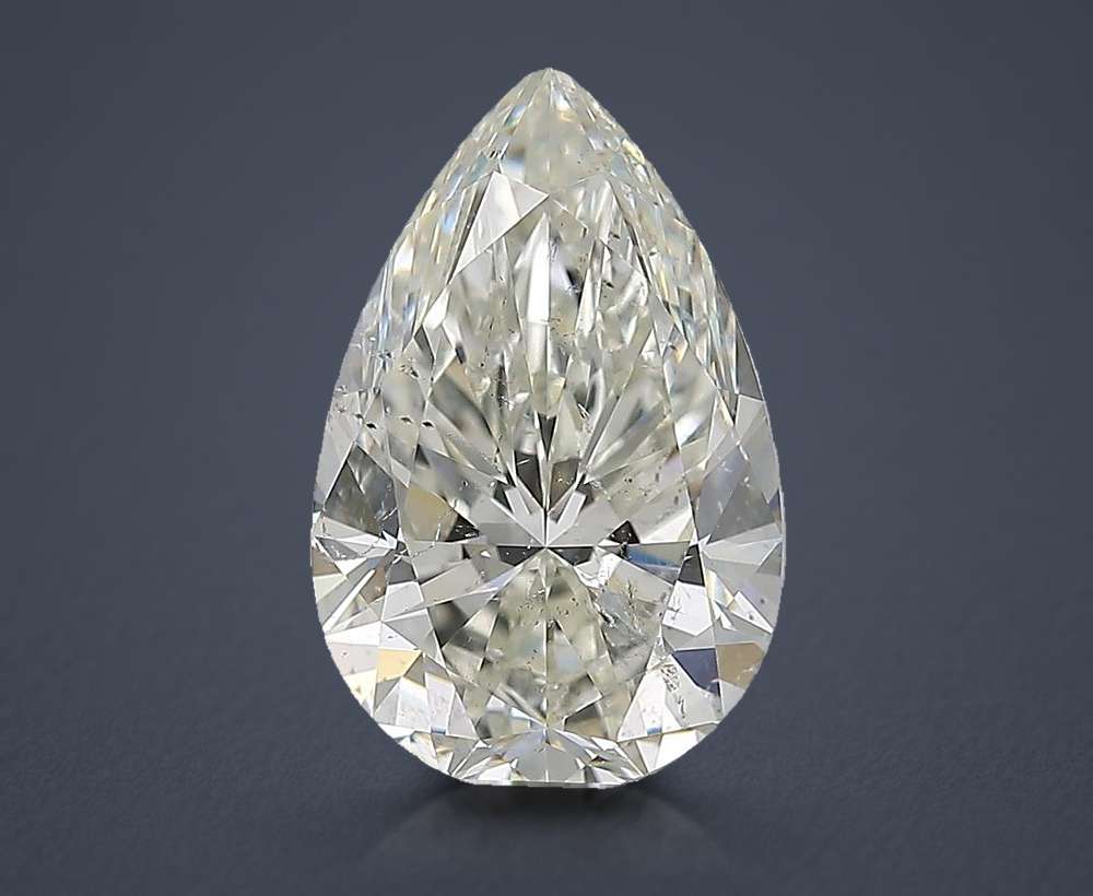 3.51 Carat Pear Natural Diamond