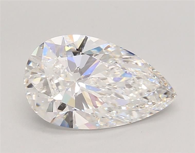 2.07ct E VS2 Rare Carat Ideal Cut Pear Lab Grown Diamond