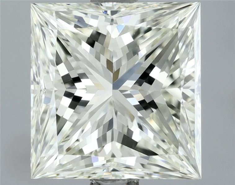 2.96ct J VVS2 Excellent Cut Princess Diamond