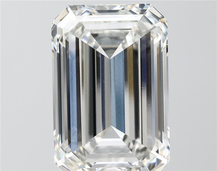 15.90ct G VVS2 Excellent Cut Emerald Lab Grown Diamond